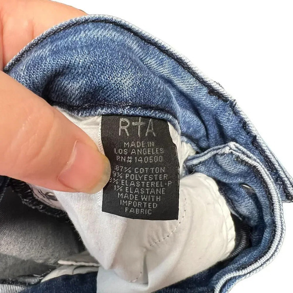 RtA Denim Prince Skinny Jeans in Indecent Wash Size 25 - Picture 11 of 12